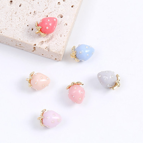 3種セット 押しきれ Maison de FLEUR いちごバッグ&チャーム