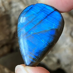 Topクォリティ ブルーフラッシュ AAA  Labradorite ルース 12 天然石 15枚目の画像