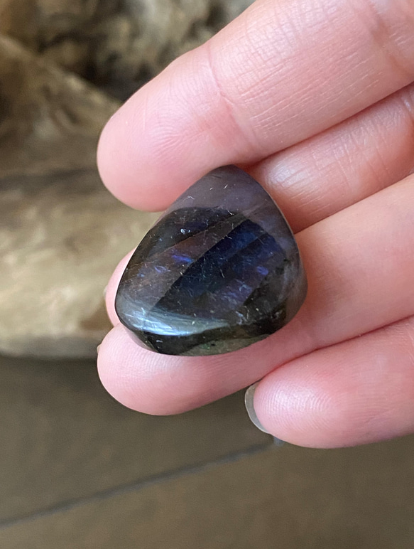 Topクォリティ ブルーフラッシュ AAA  Labradorite ルース 12 天然石 4枚目の画像