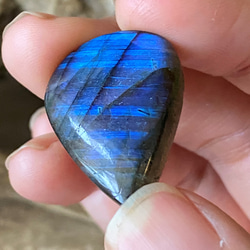 Topクォリティ ブルーフラッシュ AAA  Labradorite ルース 12 天然石 18枚目の画像