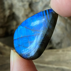 Topクォリティ ブルーフラッシュ AAA  Labradorite ルース 12 天然石 13枚目の画像