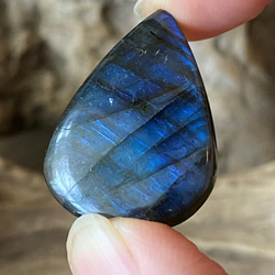 Topクォリティ ブルーフラッシュ AAA  Labradorite ルース 12 天然石 12枚目の画像