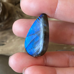 Topクォリティ ブルーフラッシュ AAA  Labradorite ルース 12 天然石 5枚目の画像