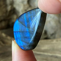 Topクォリティ ブルーフラッシュ AAA  Labradorite ルース 12 天然石 14枚目の画像