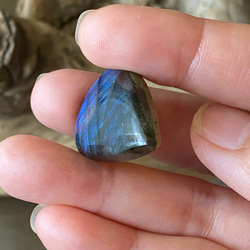 Topクォリティ ブルーフラッシュ AAA  Labradorite ルース 12 天然石 8枚目の画像