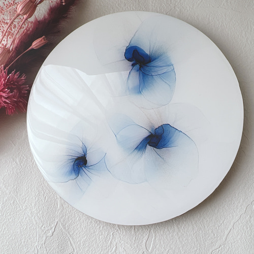 アルコールインクアート　レジンアート 初心者さんへ】アルコールインクアートのレジンコーティング！やり方編