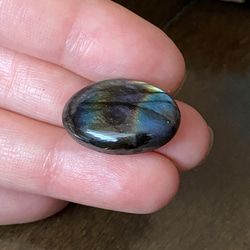 クールビューティ オーバル Labradorite ルース 16 天然石 10枚目の画像