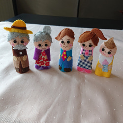 オズの魔法使い 指人形セット おもちゃ・人形 onchan 通販 4285275