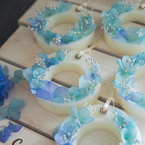 アロマワックスサシェ春❁⃘*.゜ブルー