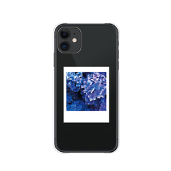 名入れ スマホケース iPhone15 14 pro Xperia ほぼ全機種対応 透明 カバー 花 フォト 送料無料 8枚目の画像
