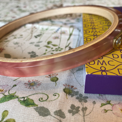 【専用】ハンドメイド　刺繍フレーム ちょこっと刺繍フレームキット | 刺繍キット屋 まつこの刺繍教室