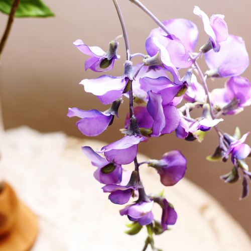藤の一輪挿し 水替え不要!!ガラス器アレンジ アートフラワー SEASON