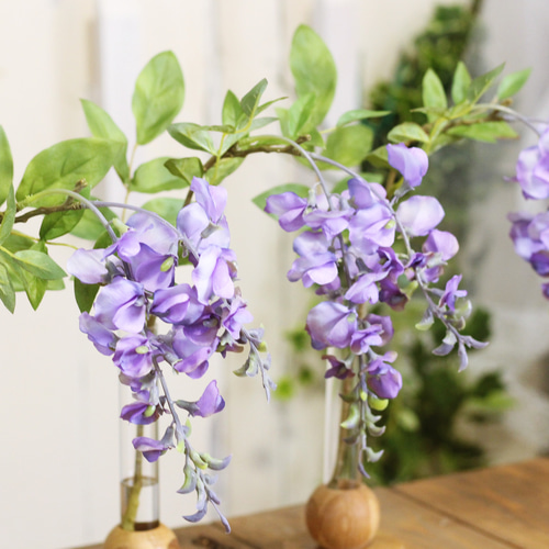 藤の一輪挿し 水替え不要!!ガラス器アレンジ アートフラワー SEASON