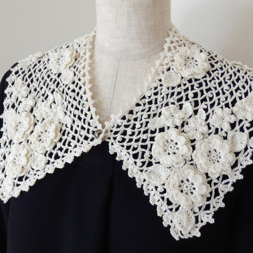 クロッシェ　パーツ　レース 楽天市場】【増補改訂版】はじめてのクロッシェレース 風工房の