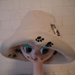 棉質鬱金香帽（Mikeneko-chan） 第3張的照片