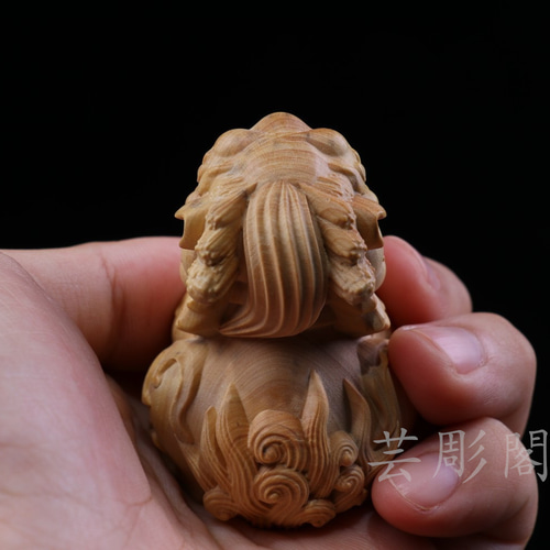 貔恘 置物 極上品 精密細工 古美術 彫刻工芸品 彫刻 芸彫閣 通販