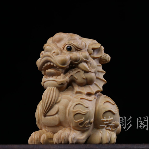 貔恘 置物 極上品 精密細工 古美術 彫刻工芸品 彫刻 芸彫閣 通販