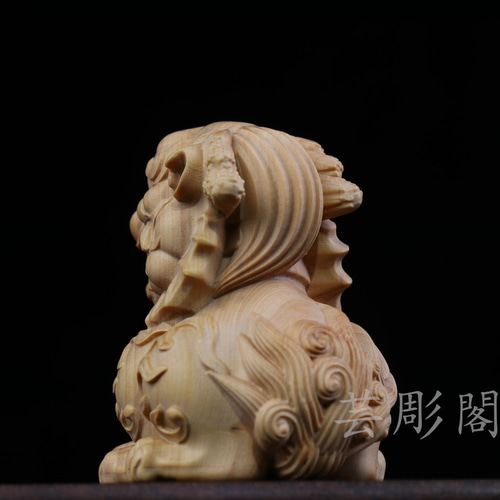 貔恘 置物 極上品 精密細工 古美術 彫刻工芸品 彫刻 芸彫閣 通販