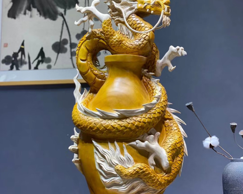龍 置物 彫刻 木彫工房 通販 13868145｜Creema(クリーマ) ハンドメイド