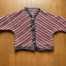 手編みドルマンジャケット 2枚目の画像