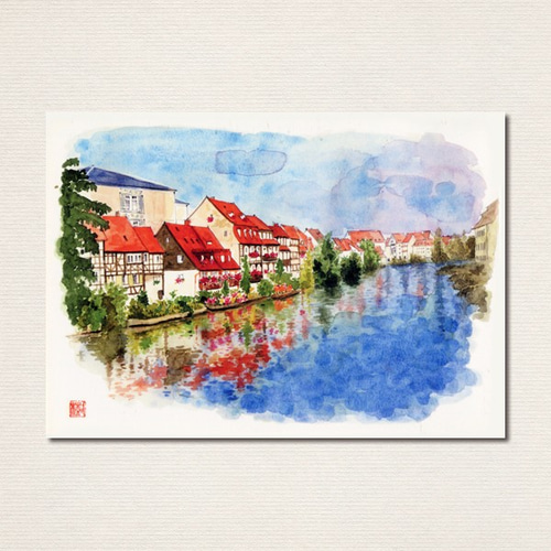 水彩画ポストカード10枚セット〈水辺の風景〉 ポストカード Le 水彩画ポストカード10枚セット〈水辺の風景〉 ポストカード Le
