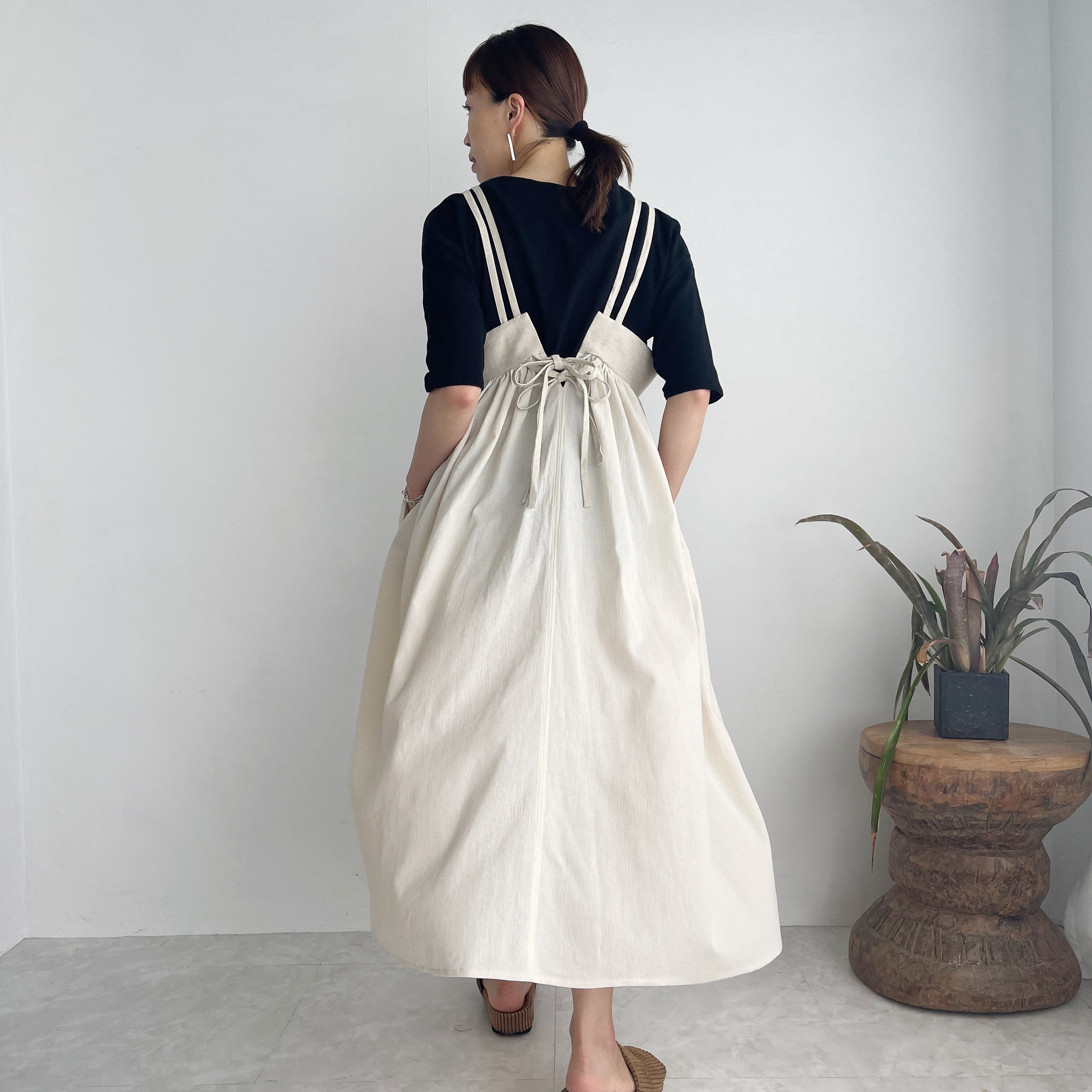 自由自在ストラップワンピース(バニラ)