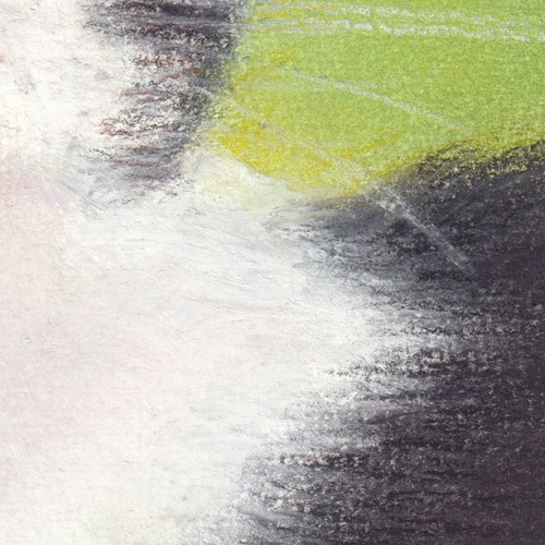 原画　自作の絵　絵画　一点物　パステル画　【カサブランカと松】 水彩画（原画）ユリ カサブランカ 絵画 Kaji yoco 通販 17490398