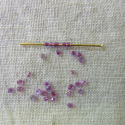 カットビーズ　フィッシャ×ライトブルー 3枚目の画像