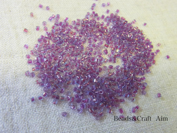 カットビーズ　フィッシャ×ライトブルー 1枚目の画像