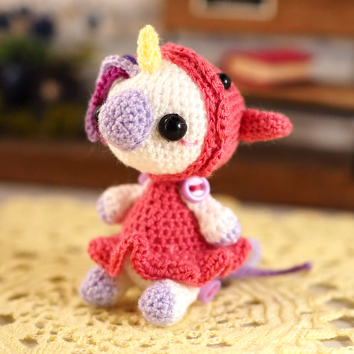 受注生産】メンダコ 着ぐるみ お座り あみぐるみ ストラップ【中の動物