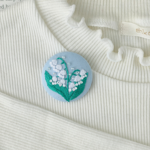 ヨウム　レジンヘアゴム　お散歩スズラン ヨウム レジンヘアゴム お散歩スズラン ヨウム レジンヘアゴム