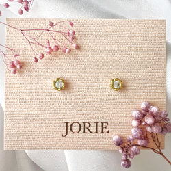 【JORIE】長時間つけても大丈夫!!　ROSE silver925刻印あり （ピアス/イヤリング対応） 1枚目の画像