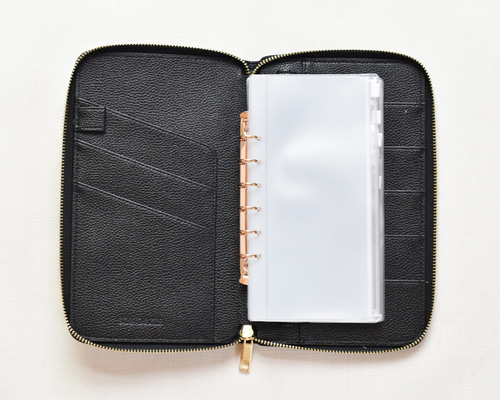 ザ・ポリス シングルBOX ゴールドディスク１０枚組 システム手帳付き 手提げ金庫 A5サイズ SBX-A5SH ダークブルー H558240│アイリス