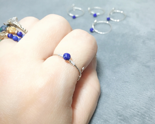 再販3】【silver925】【フリーサイズ】【幸運の象徴】天然色