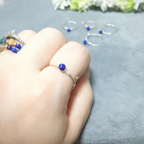 再販4】【silver925】【フリーサイズ】【幸運の象徴】天然色