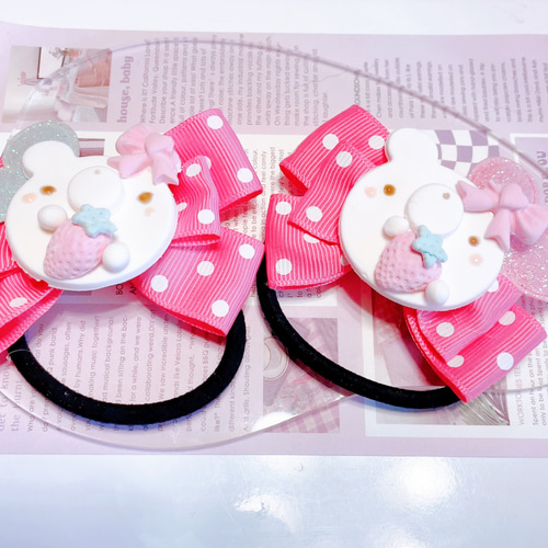 ¨̮ヘアゴム　ヘアピン　アニマルセット ̮ヘアゴムヘアピンアニマルセット