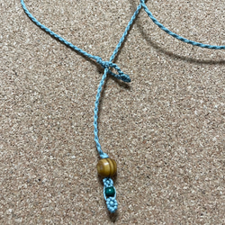 ネックレスの紐　のみ✳︎ブルーグレー 4Way 4枚目の画像