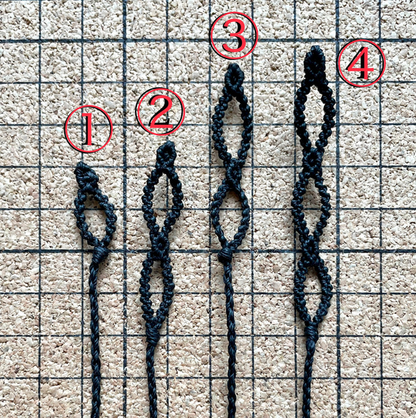 ネックレスの紐　のみ✳︎ブルーグレー 4Way 5枚目の画像