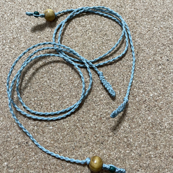 ネックレスの紐　のみ✳︎ブルーグレー 4Way 1枚目の画像