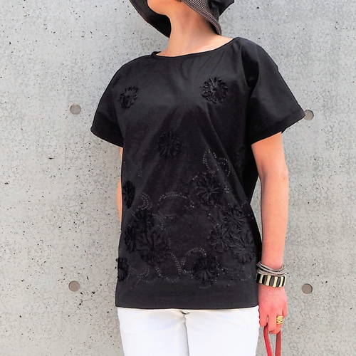 スパンコール ブラウス 別注』kaene×ROSSO スパンコールブラウスセット