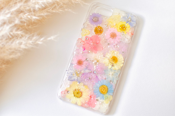 【受注製作】パステルフラワーケース 1枚目の画像