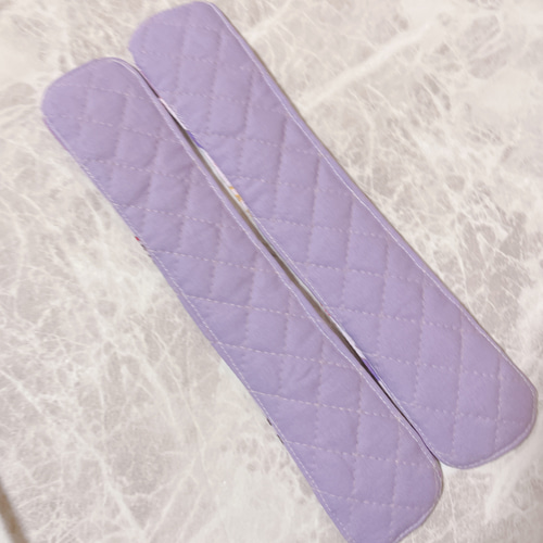 handmade♡水筒肩紐カバー パープルドット×ピンク ガールズ 送料無料】水筒肩紐カバー 女の子パープル 雑貨・その他 nonmaru