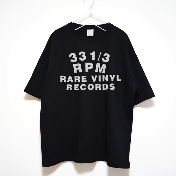 レアなレコードが大好きな方必見 33回転 音楽系ビックシルエットT 