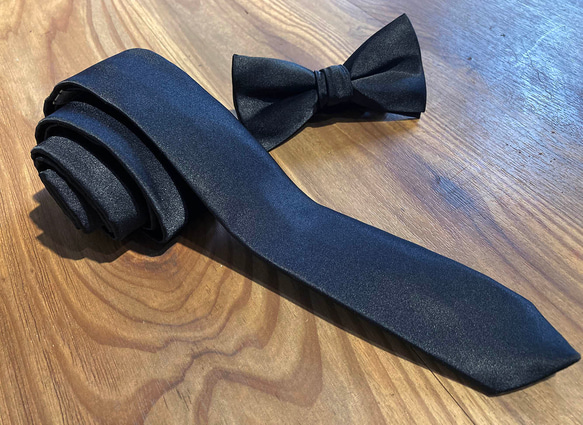巴特先生-Tuxedo 黑緞 - 型男配備-領帶領結 第3張的照片