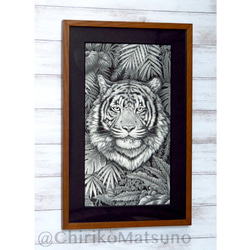 ペン画・複製(ジクレー)画　Tiger 4枚目の画像