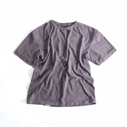 草木染　organic cotton ladies Tee ＊二人静＊ 1枚目の画像