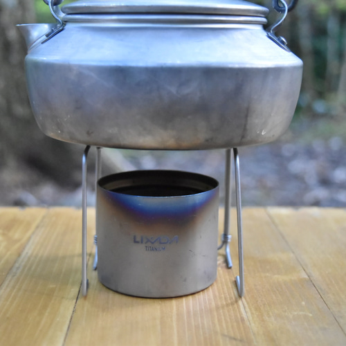 超軽量1593g チタンストーブ（中古） 超軽量1593g チタンストーブ