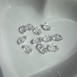 [14KGF] 高品質大粒閃靈鑽 x 鑽石原石項鍊 第4張的照片