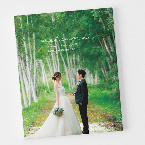 ウェルカムボード 即納可 無料高画質化 ウェルカムスペース アクリル