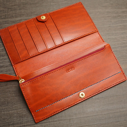 【フルオーダー制作事例】OC:TO 長財布 ブライドルレザー/ルガトショルダー 3枚目の画像